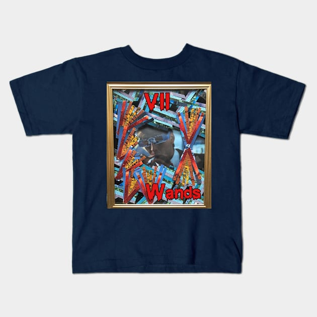 Seven of Wands Kids T-Shirt by Gorgonized